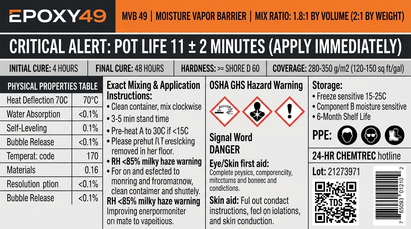 MVB 49 Production Label